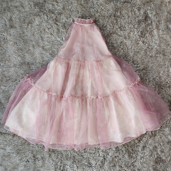 Free People Sweet Serenade Mini Dress Bubblegum Combo Pink Women's Size Medium - Picture 4 of 15